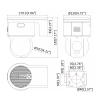 KAMERA IP OBROTOWA ZEWNĘTRZNA DS-2DE3A400BW-DE F1 T5 PL AcuSense - 4 Mpx 4 mm Hikvision